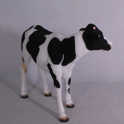 Baby Holstein Cow Statue