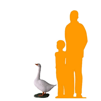 Standing Goose Statue - LM Treasures Prop Rentals 