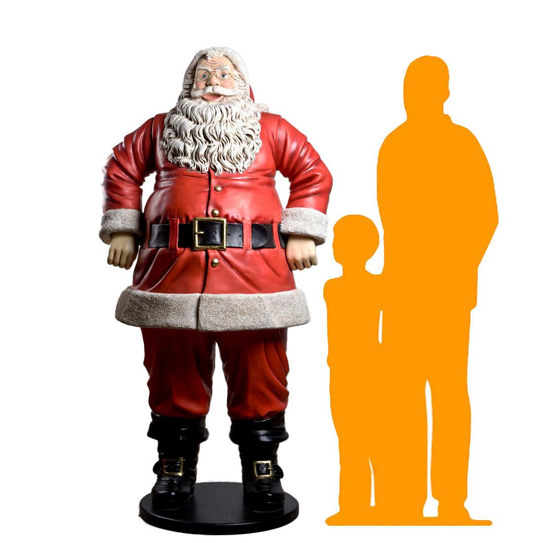 Jolly Santa Claus Statue - LM Treasures Prop Rentals 