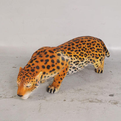 Crouching Jaguar Statue