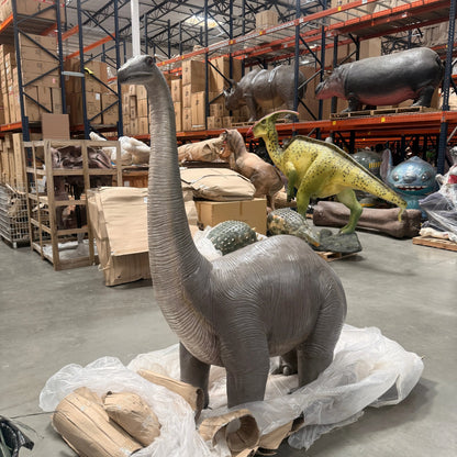 Brontosaurus Dinosaur Life Size Statue A0892-080130-H