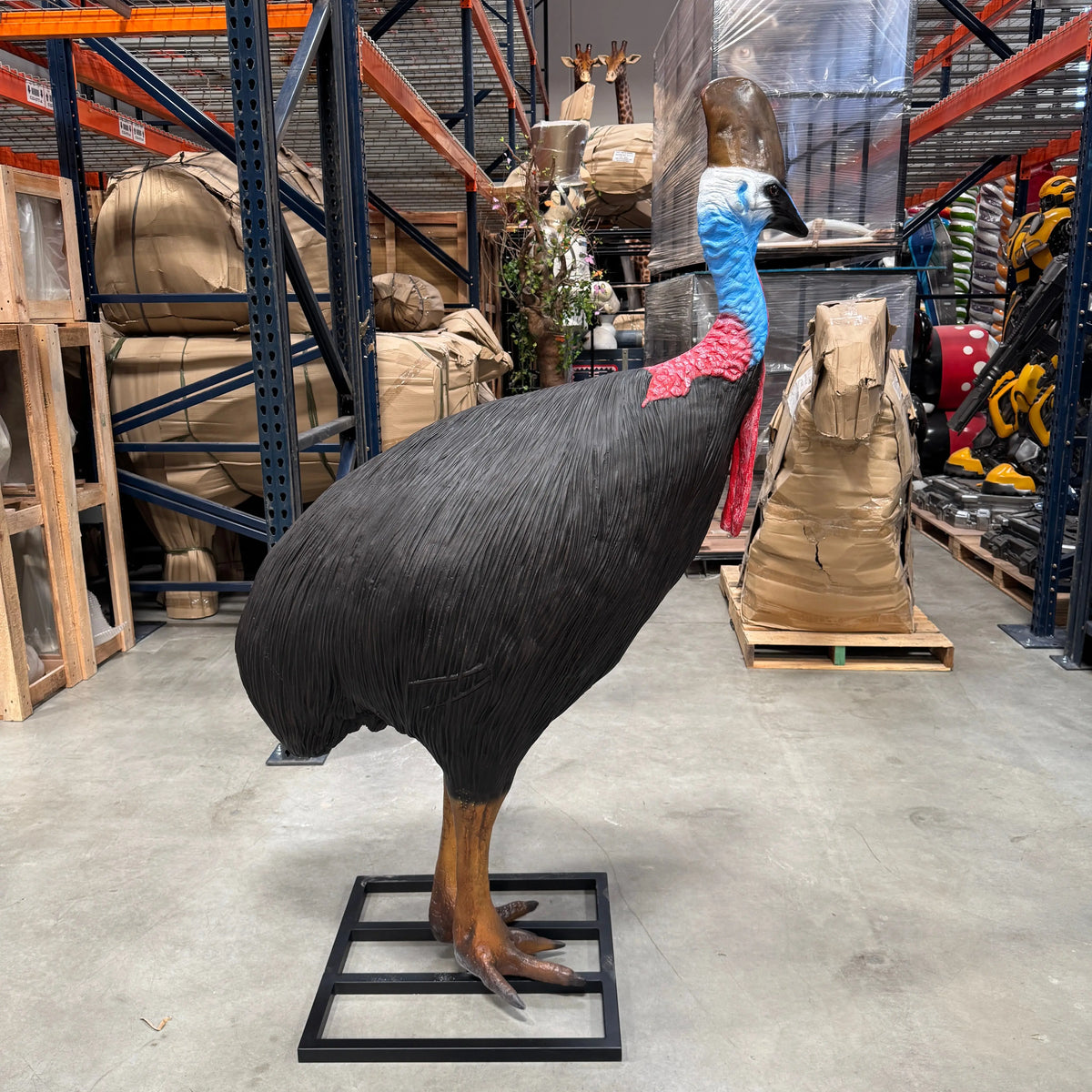 Cassowary Female Bird Statue A0113-080154-H
