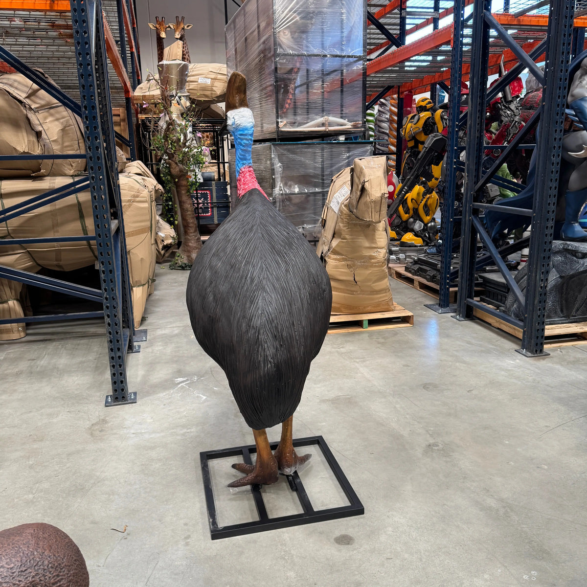 Cassowary Female Bird Statue A0113-080154-H