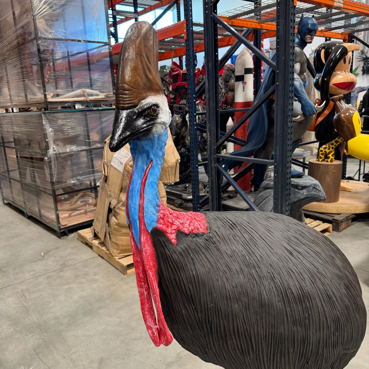 Cassowary Female Bird Statue A0113-080154-H