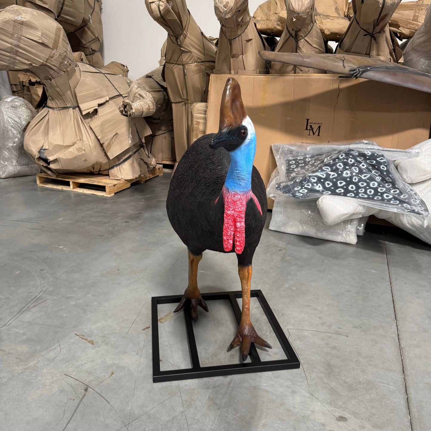 Cassowary Male Bird Statue A0113M-080155-H