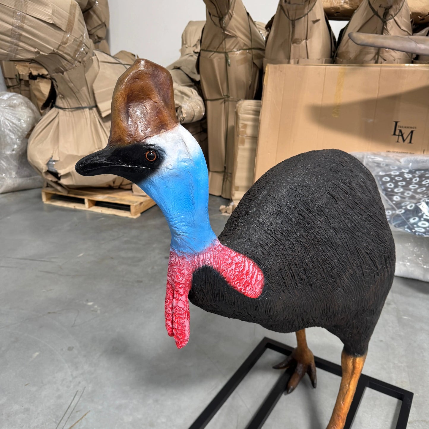 Cassowary Male Bird Statue A0113M-080155-H
