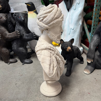 Sheikh Stone Bust Statue