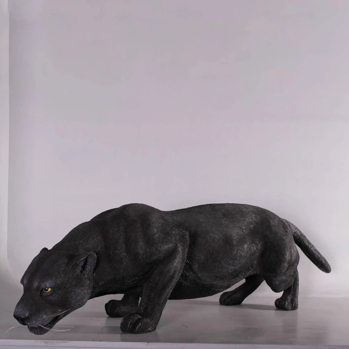 Crouching Panther Statue