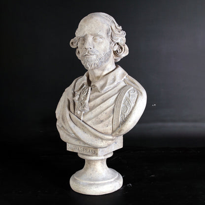 William Shakespeare Stone Bust Statue