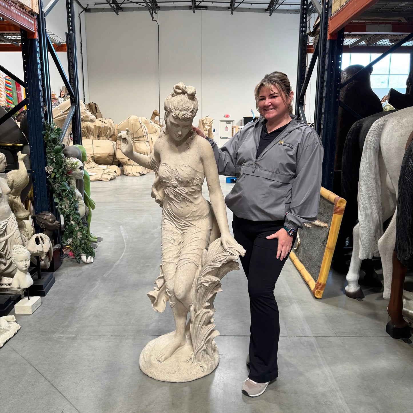 Stone Susanna Life Size Statue LS132-090061-H