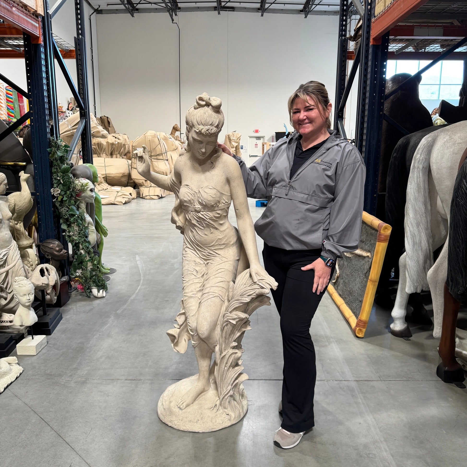 Stone Susanna Life Size Statue LS132-090061-H