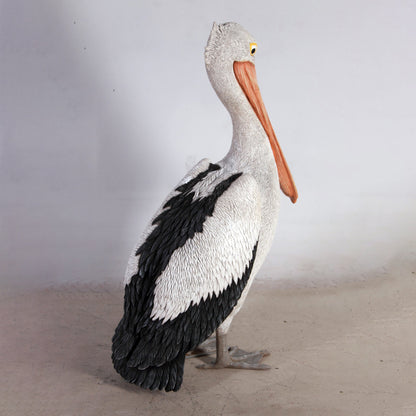 Standing Pelican Statue