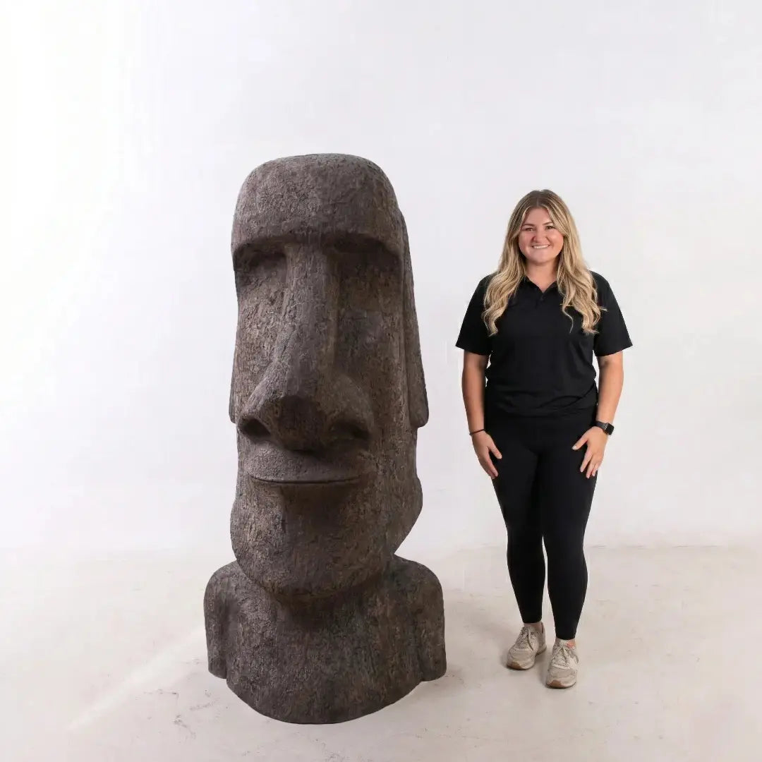 Easter Island Moai Head Bust Statue M0241CC-090076-H