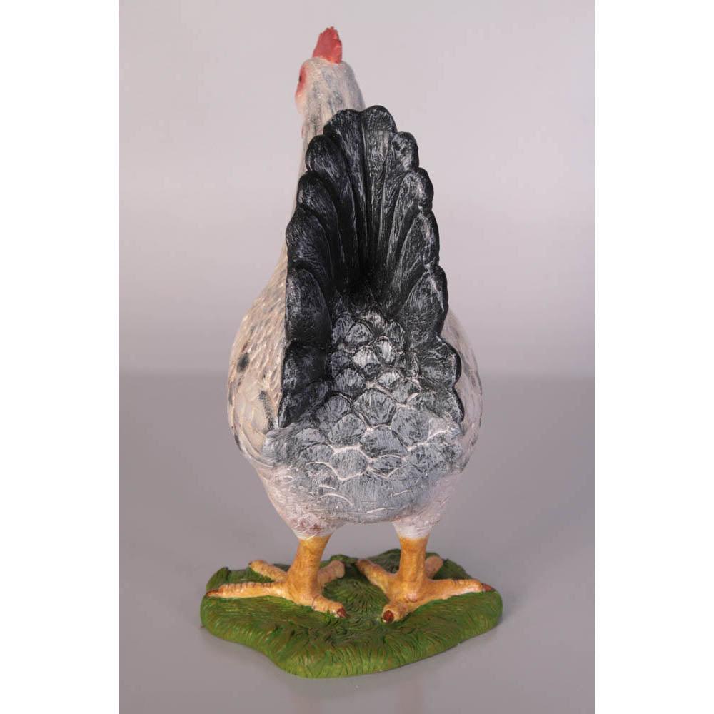 White Chicken Statue - LM Treasures Prop Rentals 