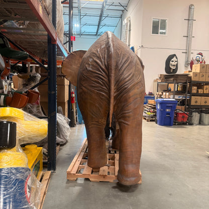 Life Size Standing Elephant Statue A0834-100059-H
