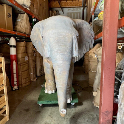 Life Size Standing Elephant Statue