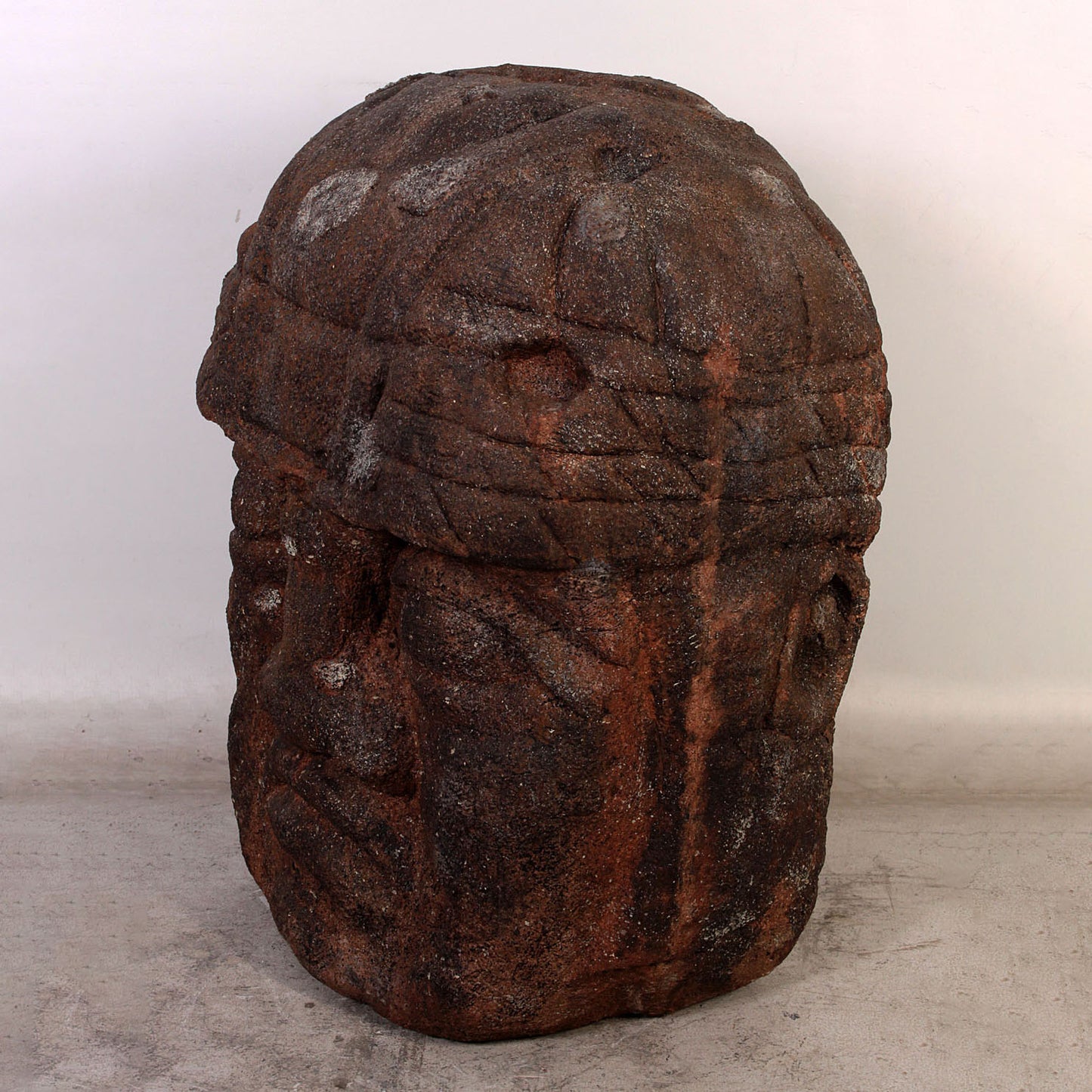 Stone Olmec Head Bust Statue