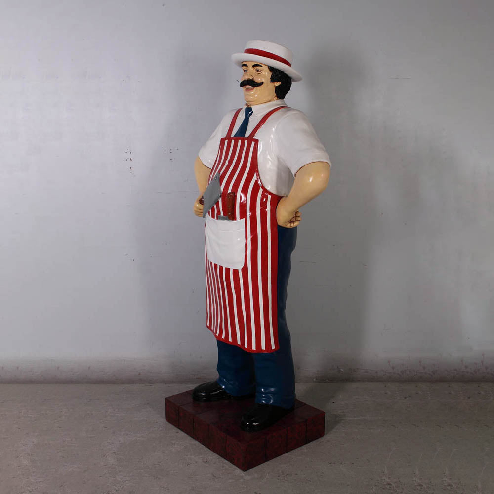 Butcher in Red Life Size Statue