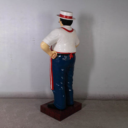 Butcher in Red Life Size Statue