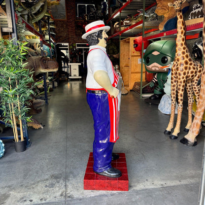 Butcher in Red Life Size Statue