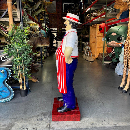 Butcher in Red Life Size Statue