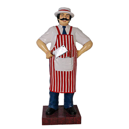 Butcher in Red Life Size Statue