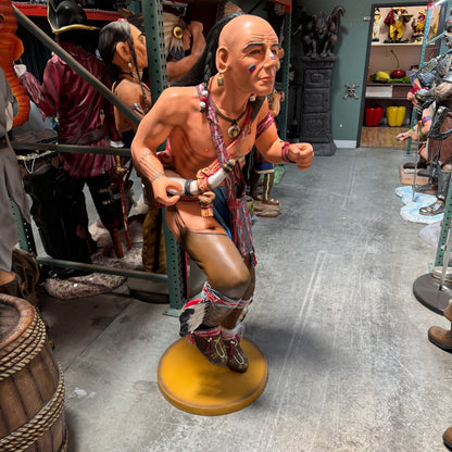 Indian Rain Dancing Life Size Statue