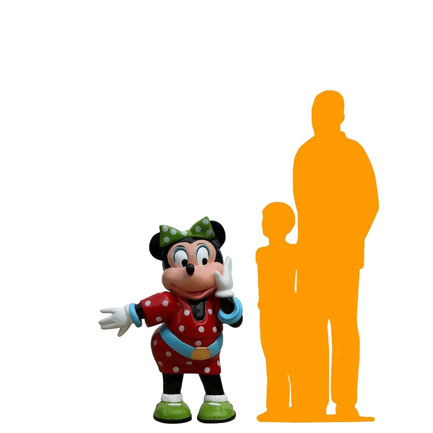 Cartoon Girl Mouse Statue CC047-1021-AR