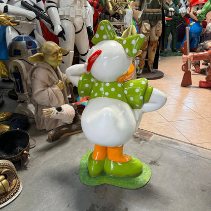 Cartoon Daisy White Duck Statue CC050-1022-AR