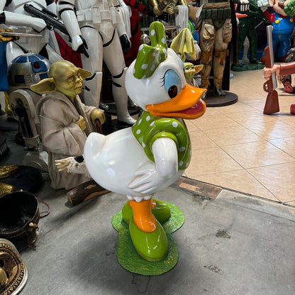 Cartoon Daisy White Duck Statue