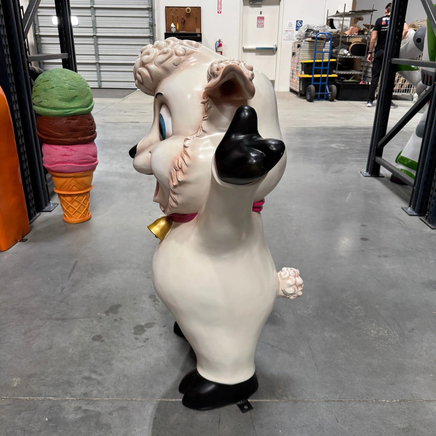 Comic Lamb Statue A0693-1064-T