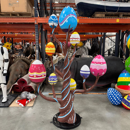 Chocolate Easter Egg Tree Statue S0331-1085-T