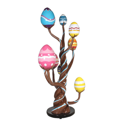 Chocolate Easter Egg Tree Statue