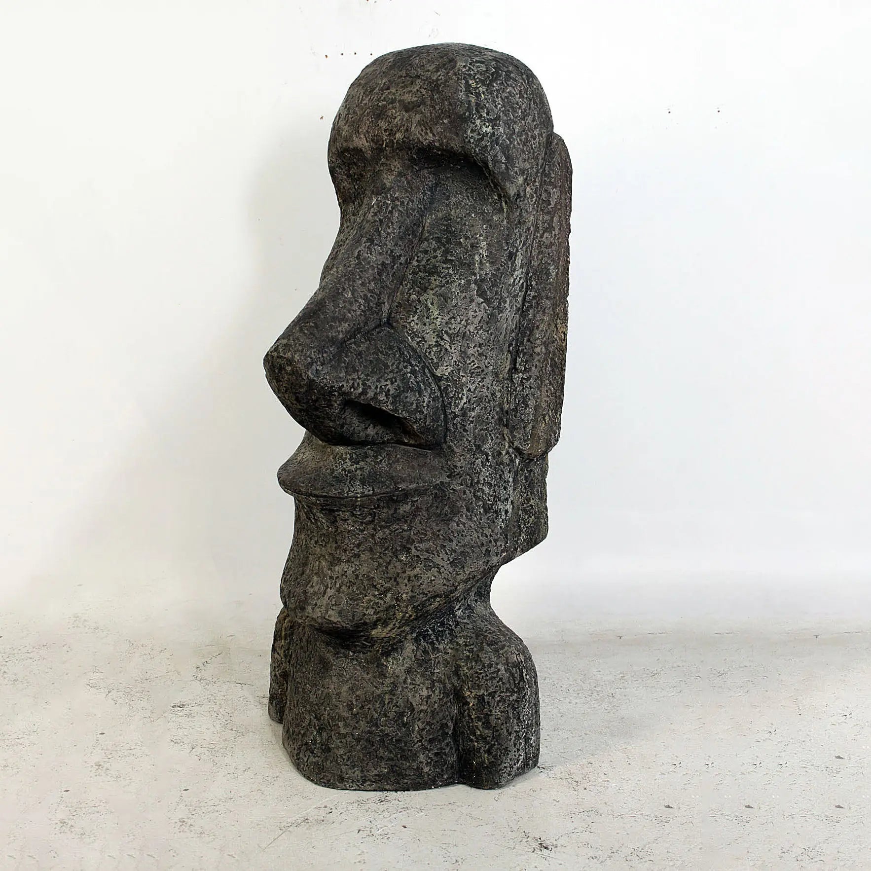 Small Easter Island Moai Head Bust Statue M0241CCS-110008-H