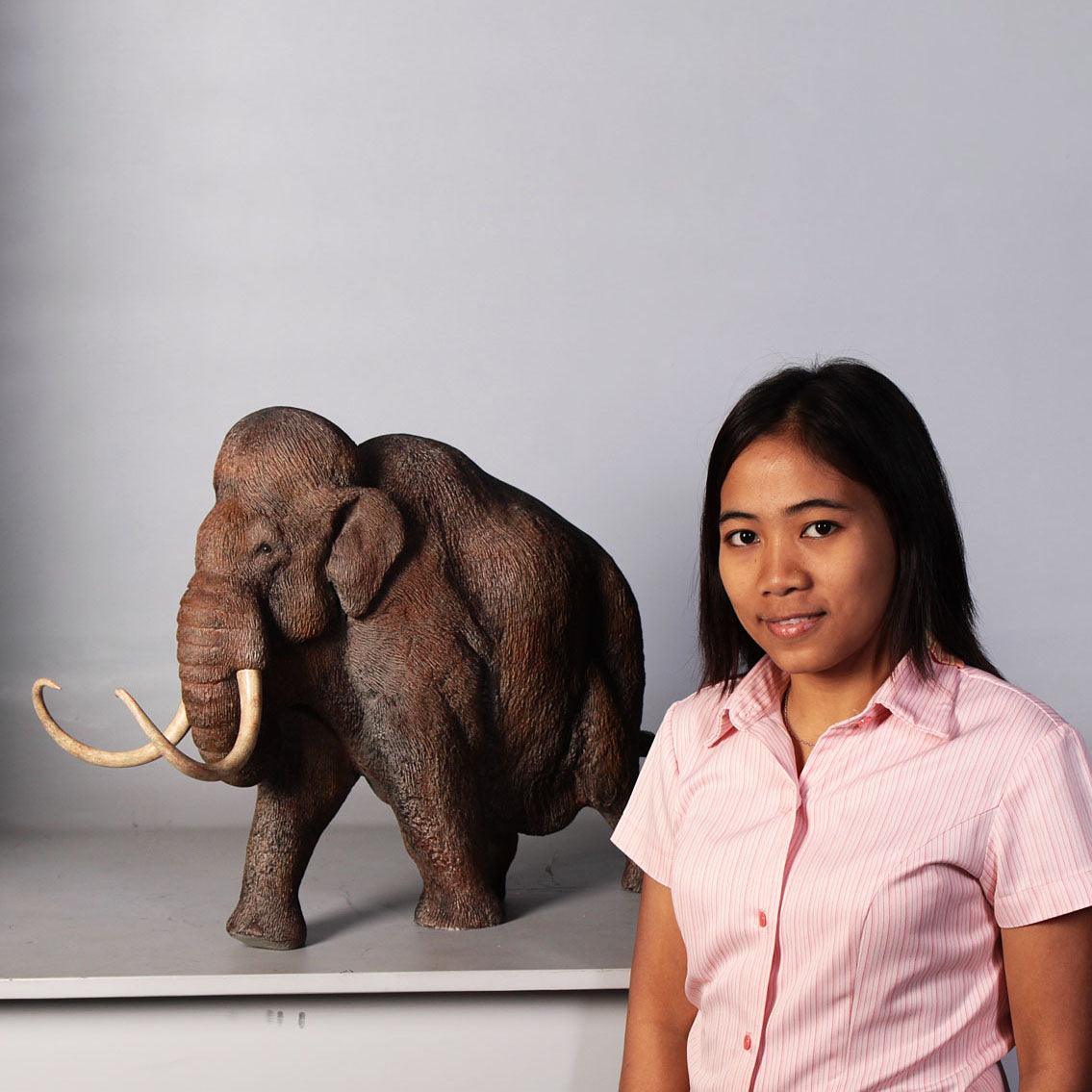 Small Mammoth Table Top Statue