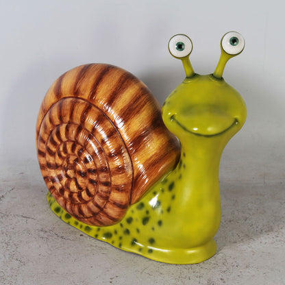 Comic Male Snail Statue