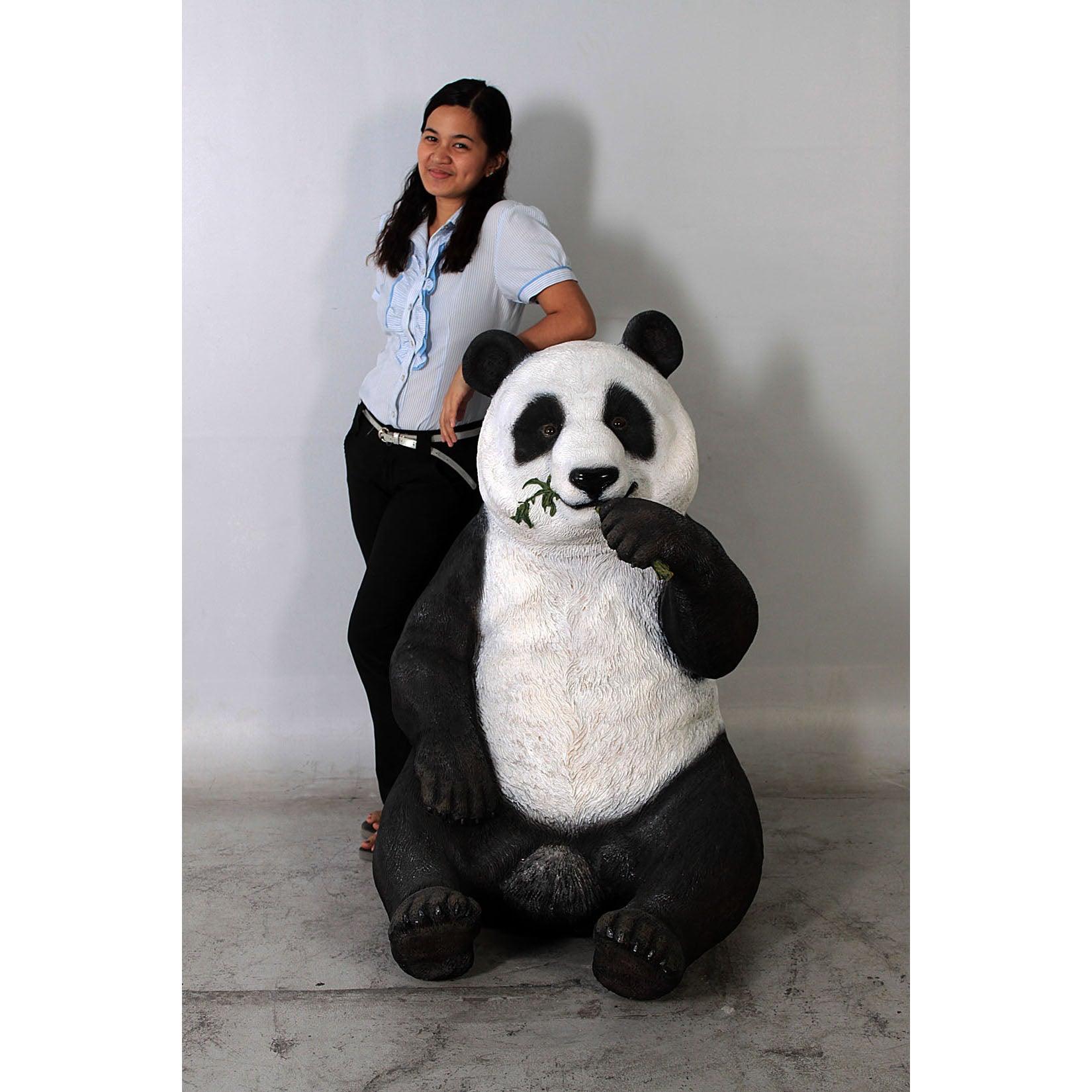Eating Panda Statue - LM Treasures Prop Rentals 