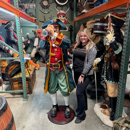 Pirate Captain Paruche Life Size Statue