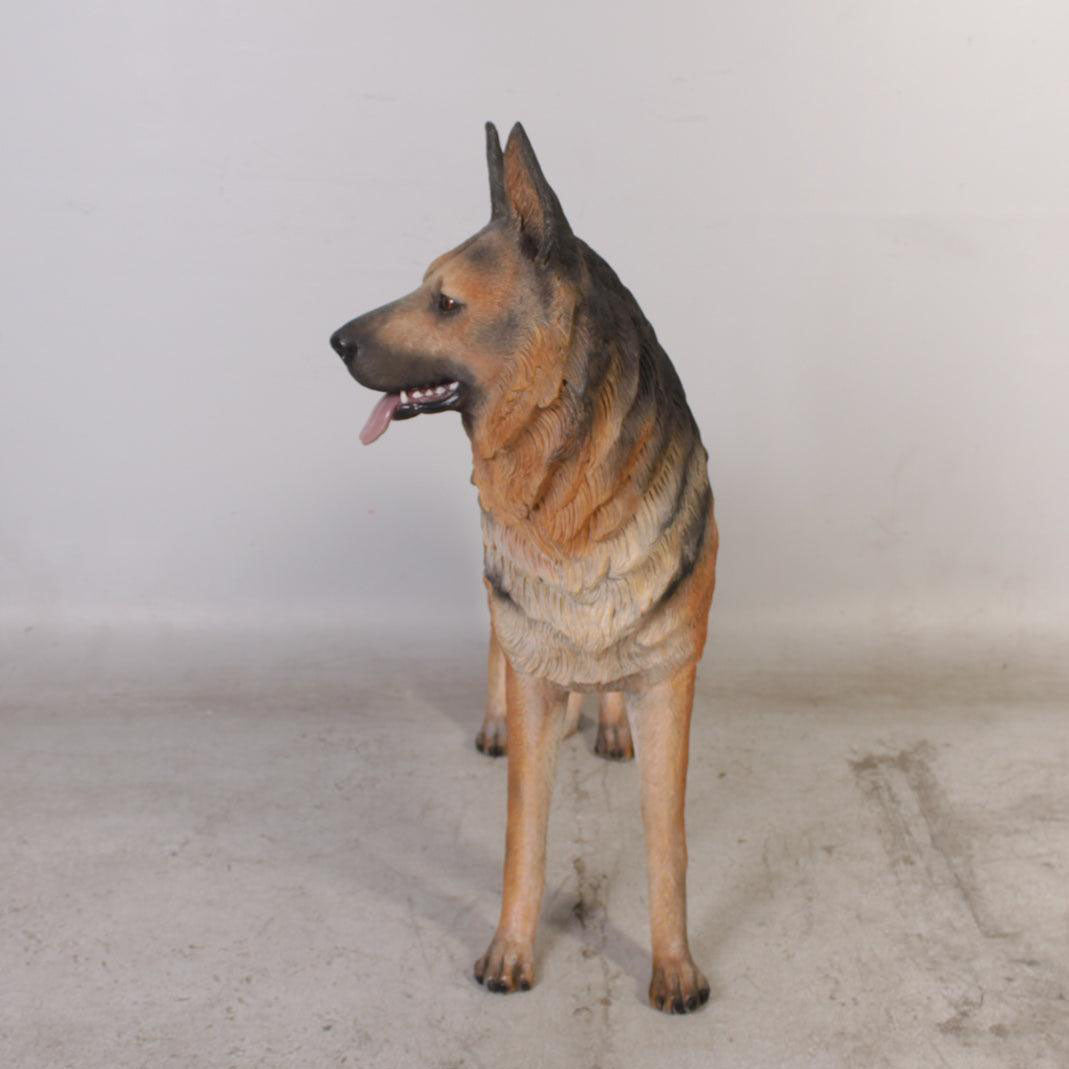 German Shepard Dog Life Size Statue