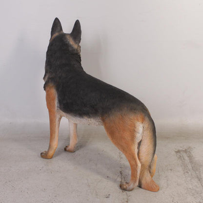 German Shepard Dog Life Size Statue