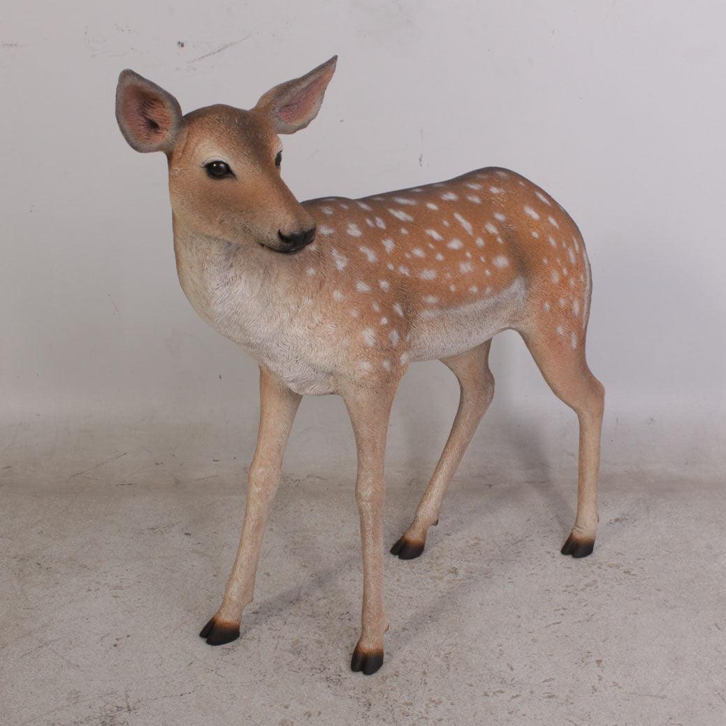 Deer Fawn Life Size Statue