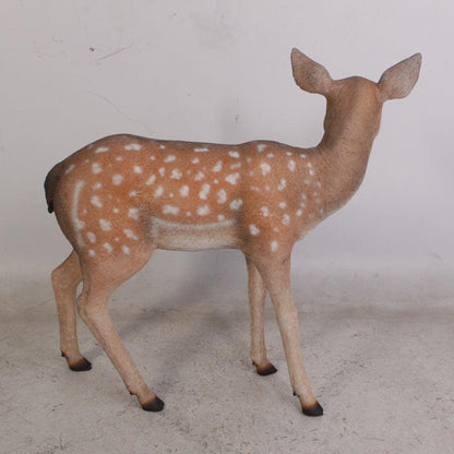 Deer Fawn Life Size Statue - LM Treasures Prop Rentals 