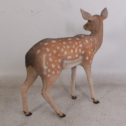 Deer Fawn Life Size Statue