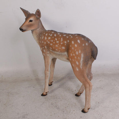 Deer Fawn Life Size Statue - LM Treasures Prop Rentals 