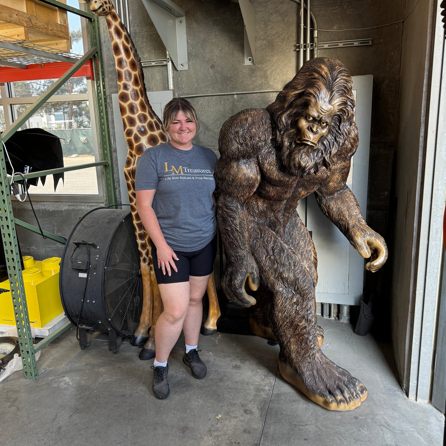 Yeti Bigfoot Sasquatch Life Size Statue