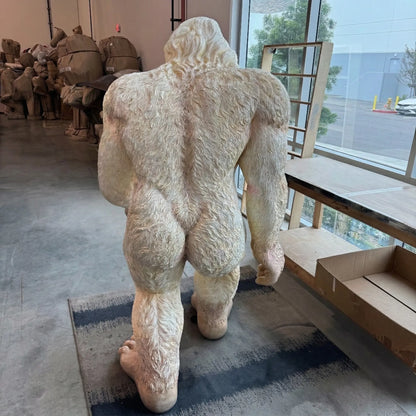 White Abominable Snowman Yeti Statue A0752DTW-110119-H