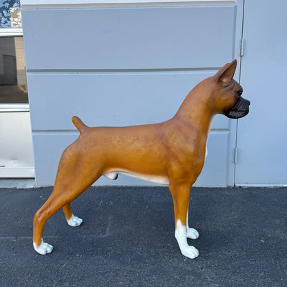 Boxer Dog Statue A0234-110120-H