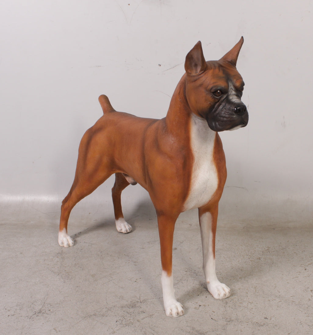 Boxer Dog Statue