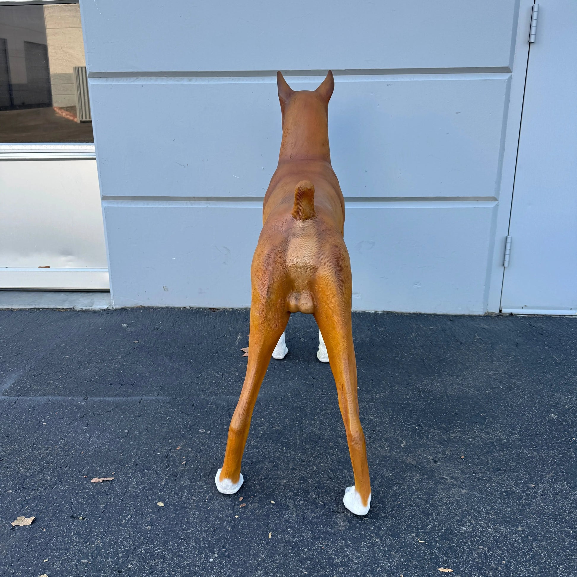 Boxer Dog Statue A0234-110120-H