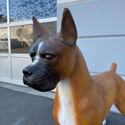 Boxer Dog Statue A0234-110120-H